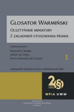 Glosator warmiński 1. Olsztyńskie miniatury z zagadnień stosowania prawa